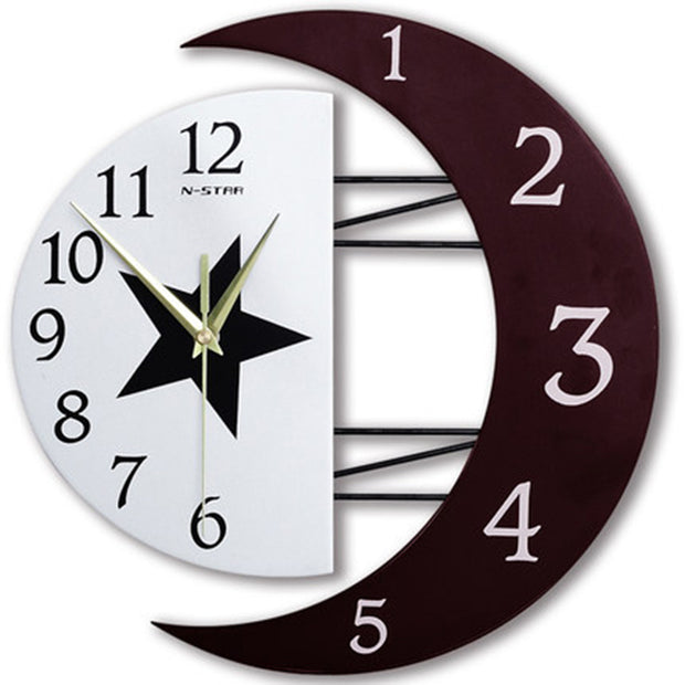 Art wall clock