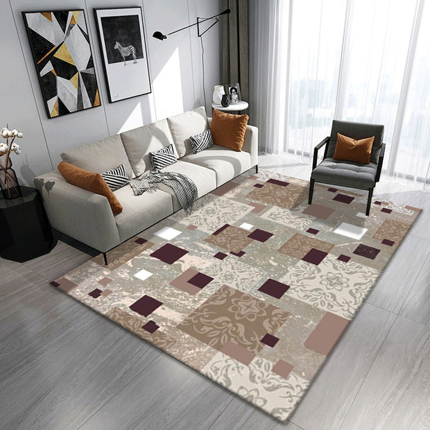 Carpet Light Luxury Abstract Gradient Simple Bedroom Carpet