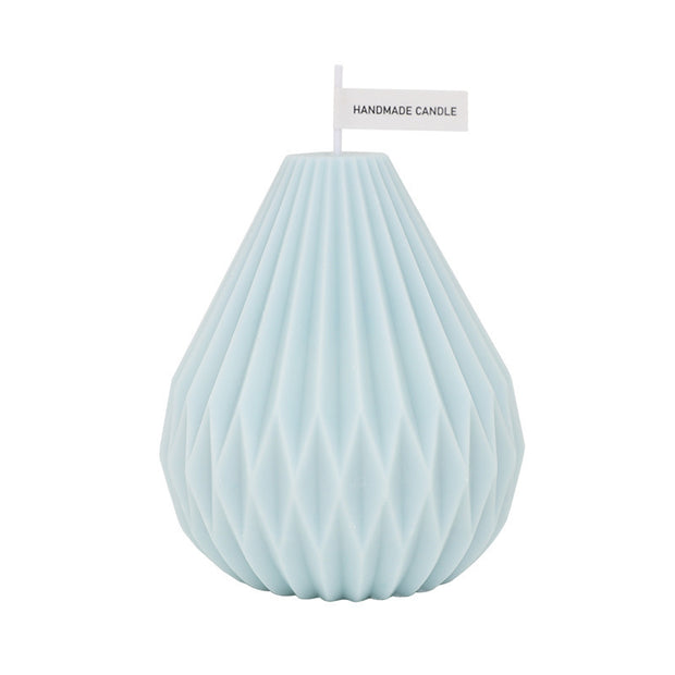 Nordic Style Geometric Lines Pear Shaped Aromatherapy Candles