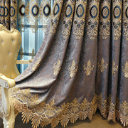 Living Room Bedroom Embroidered Curtain Shading