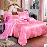 Luxury European Bedding Satin Jacquard Modal Cotton Tencel Set