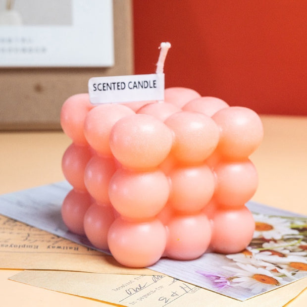 Three Layers Of Tesseract-shaped Scented Candles