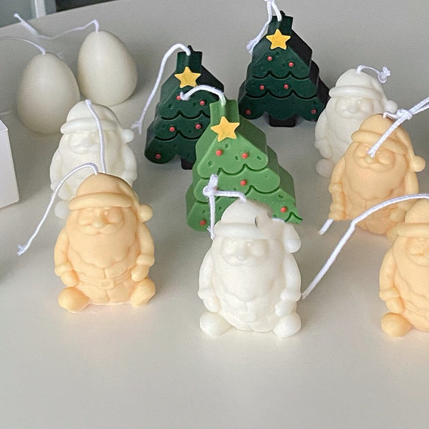 Santa Claus Candles Ins Christmas Decoration Girls Souvenirs